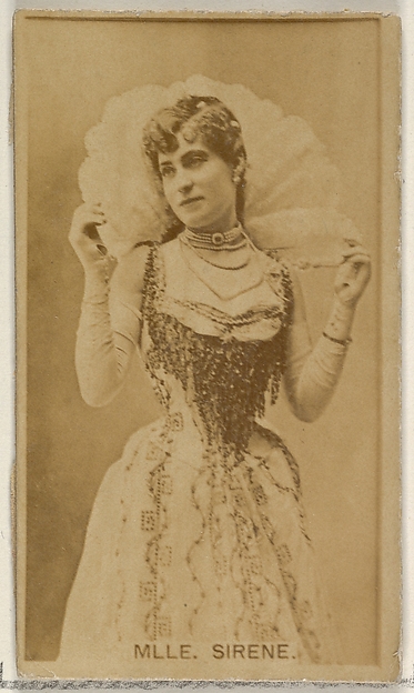 Allen & Ginter, Mlle. Sirene, from the Actors and Actresses series (N45, Type 8) for Virginia Brights Cigarettes
