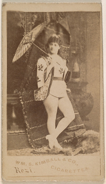 William S. Kimball & Company, Miss Rezi, from the Actresses series (N203) issued by Wm. S. Kimball & Co.