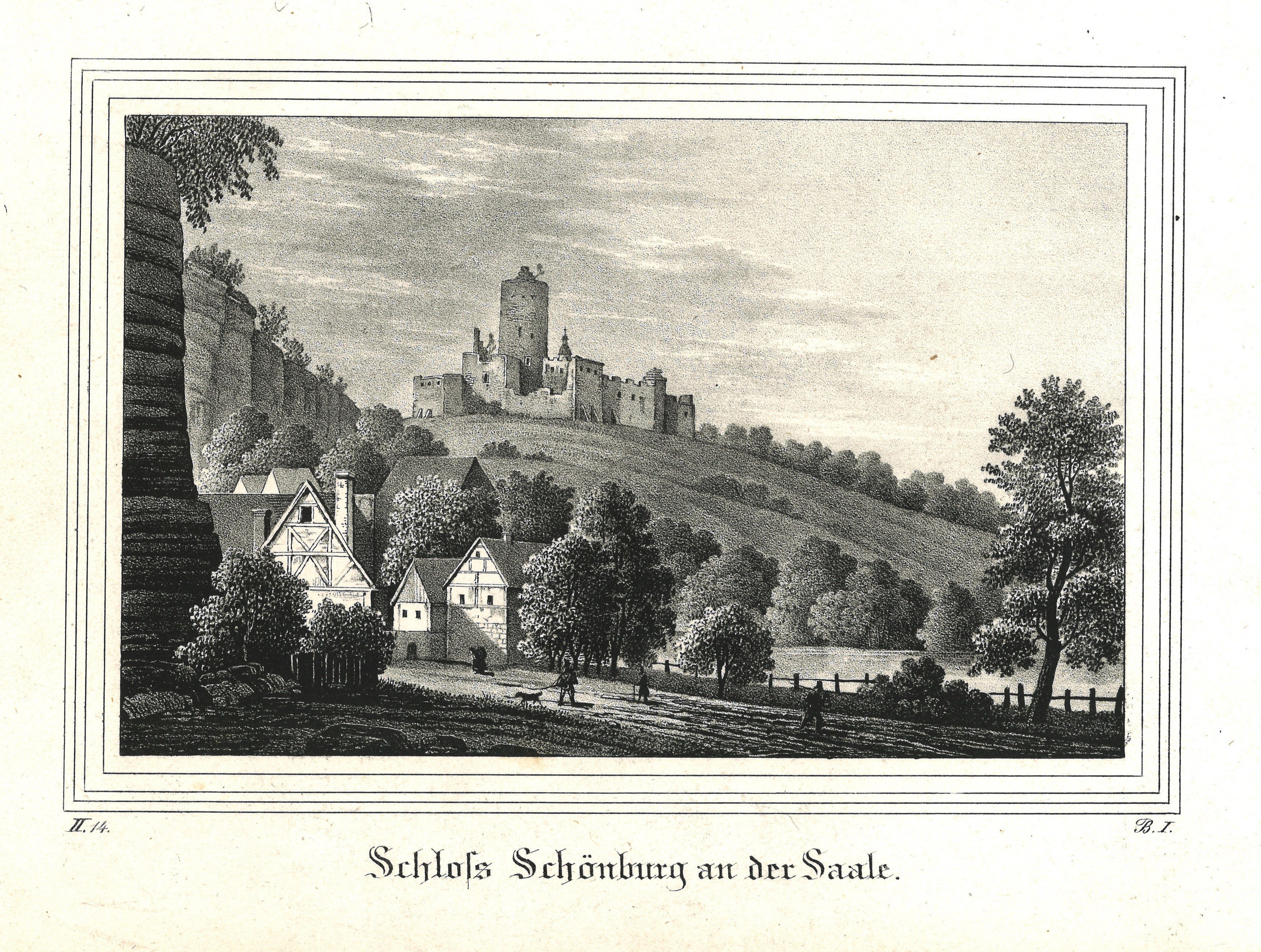 Eduard Pietzsch & Comp., Schönburg (Saale): Burg Schönburg