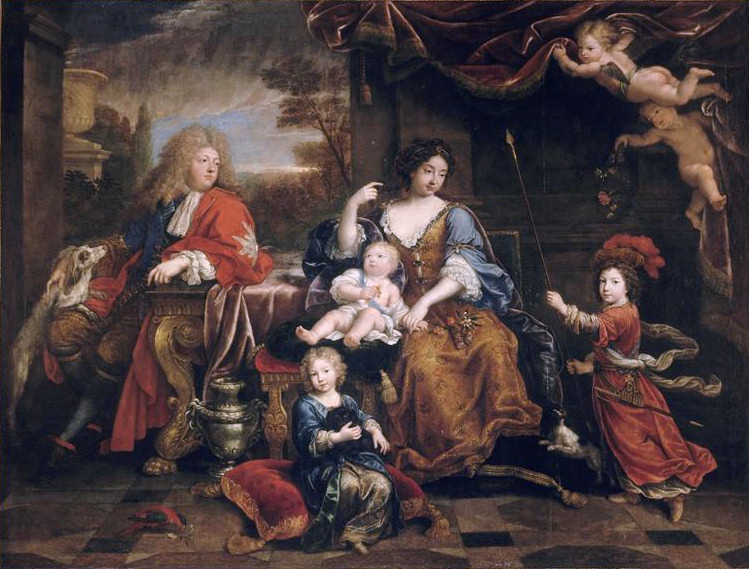 Pierre Mignard I, The family of the Grand Dauphin, Louis of France (1661-1711)