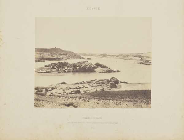Félix Teynard, Première Cataracte. Vue Générale prise de la Point Méridionale de l'Ile d'Éléphantine