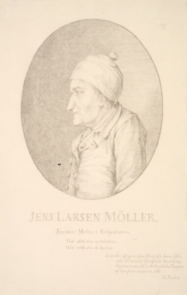 Georg Mathias Fuchs, Portræt af Jens Larsen Møller