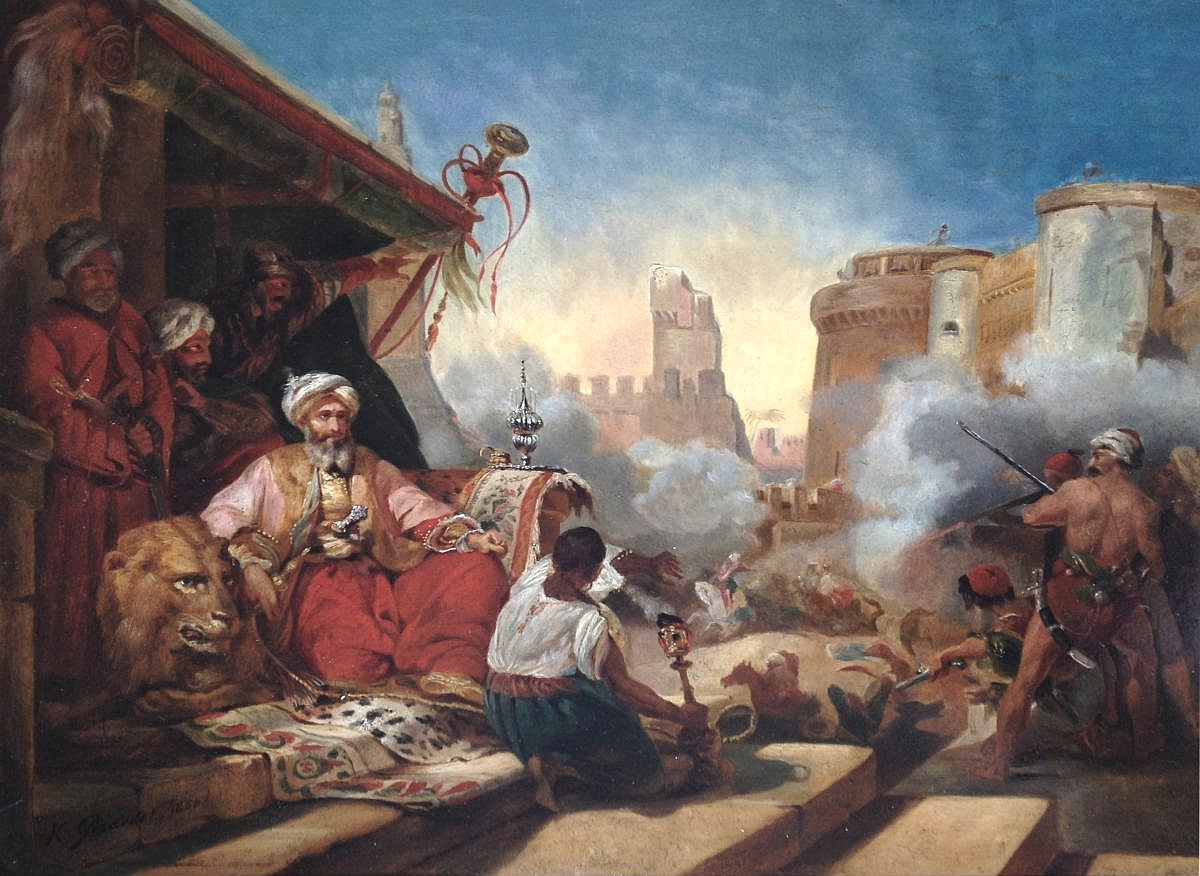 Horace Vernet, Le massacre des mamelouks ordonné par Méhémet Ali Pacha (1811)