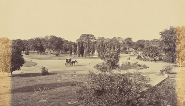 Samuel Bourne, Lucknow; A View in the Wingfield Park