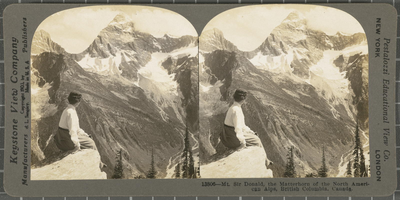 Desconegut, Mt. Sir Donald, the Matterhorn of the North American Alps, British Columbia, Canada. Keystone View Company