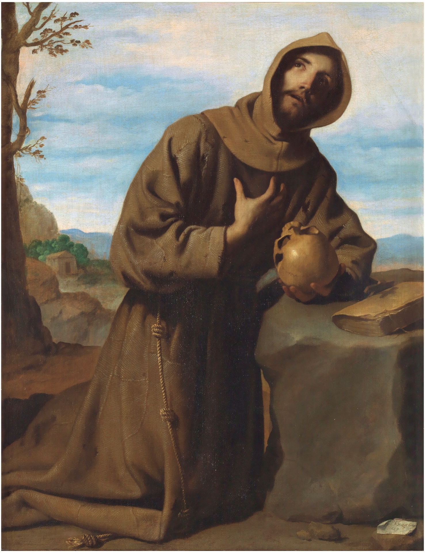 Francisco de Zurbarán, Saint Francis at Prayer