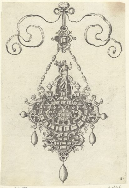 Collaert, Hans, (approximately 1530-1581), (printmaker), Designs for pendants: Pax