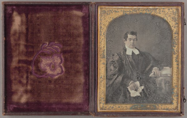 Unknown, [Portrait of a Seated Minister]