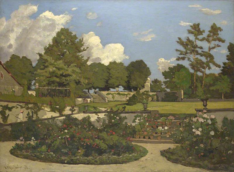 Henri Harpignies, The Painter's Garden at Saint-Privé
