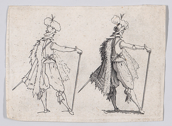 Anonymous, Copy of Le Gentilhomme a la Grande Canne (The Gentleman with the Large Cane), from "Les Caprices"
