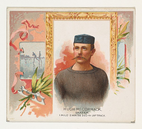 Allen & Ginter, Hugh McCormack, Skater, from World's Champions, Second Series (N43) for Allen & Ginter Cigarettes