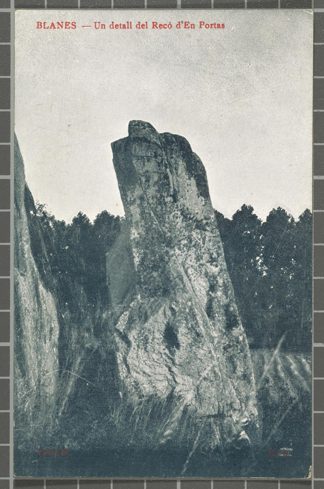 Desconegut, No. 5. Blanes.- A detail of the prison of En Portas