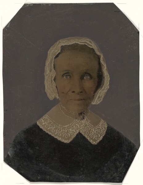 Unknown, [Portrait of woman in bonnet]
