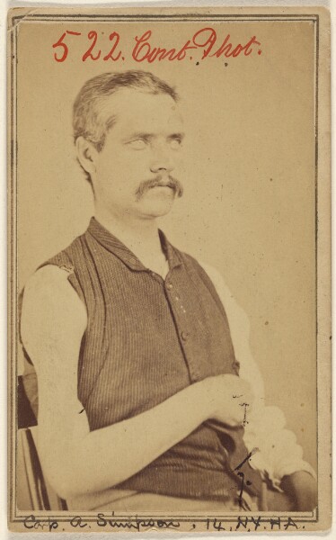 Unknown, Corp. A. Simpson, 14, N.Y.H.A., Civil War victim]