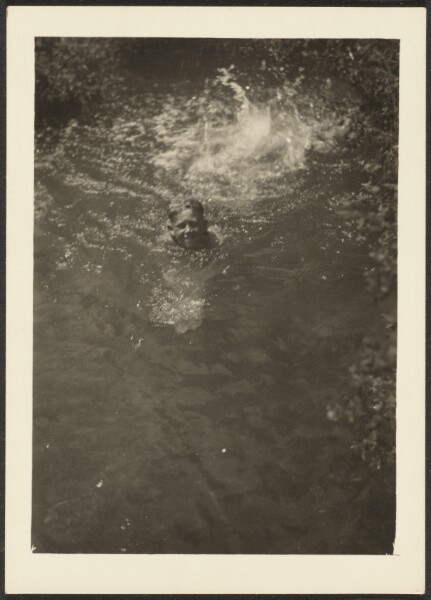 Louis Fleckenstein, Swimming in Creek