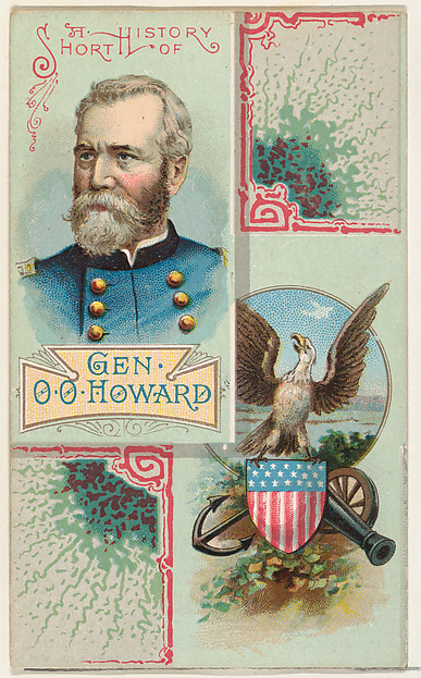 W. Duke, Sons & Co., A Short History: General Oliver Otis Howard, from the Histories of Generals series (N114) issued by W. Duke, Sons & Co. to promote Honest Long Cut Smoking and Chewing Tobacco