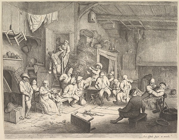 Adriaen van Ostade, The Dance at the Inn