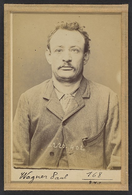 Alphonse Bertillon, Wagner. Paul, Louis. 38 ans, né le 14/10/55. Ébéniste. Anarchiste. 2/7/94.