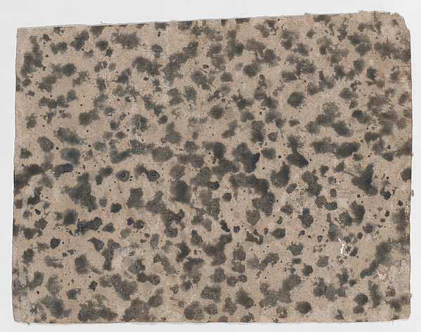 Anonymous, Sheet with an overall splotchy pattern