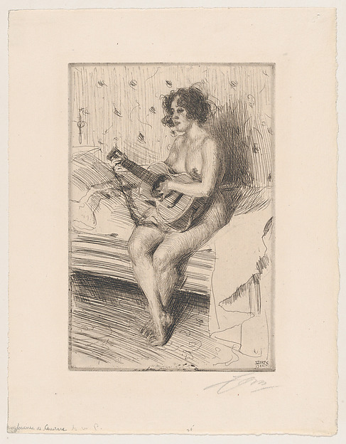 Anders Zorn, The Guitar Player