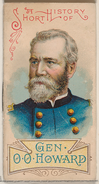 W. Duke, Sons & Co., A Short History of General Oliver Otis Howard, from the Histories of Generals series of booklets (N78) for Duke brand cigarettes