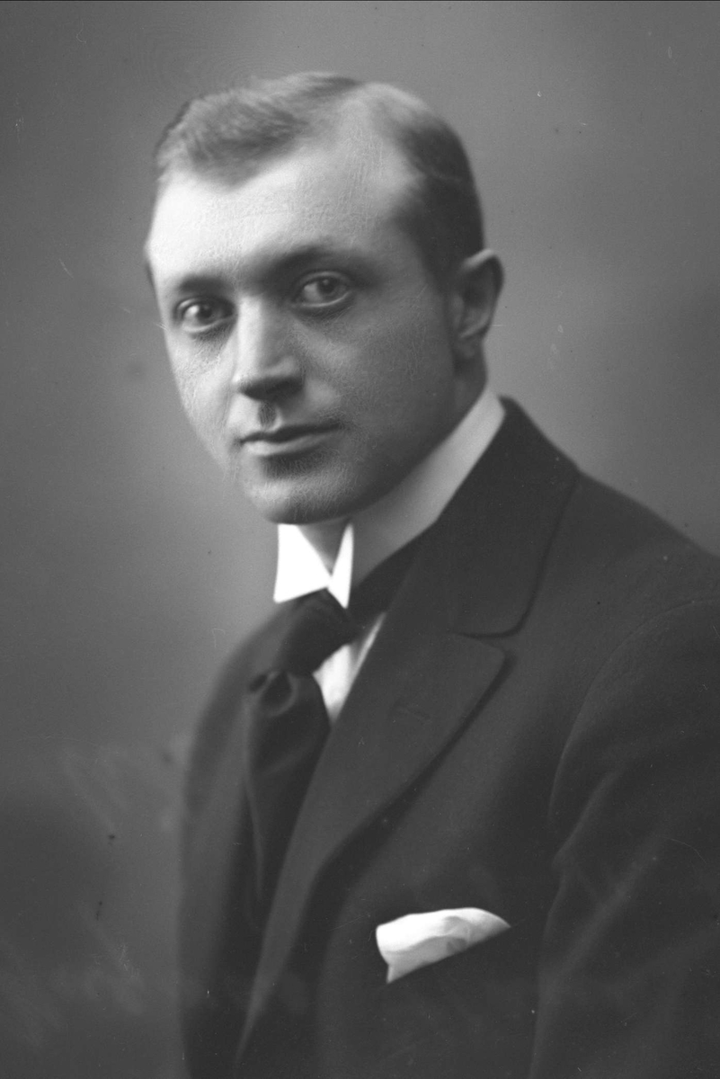 Gustav Borgen, Portrett av stålgrossist Yngvar Wang (født 5. juni 1893, død juni 1973). Bosatt i Inkognitogaten i Oslo.