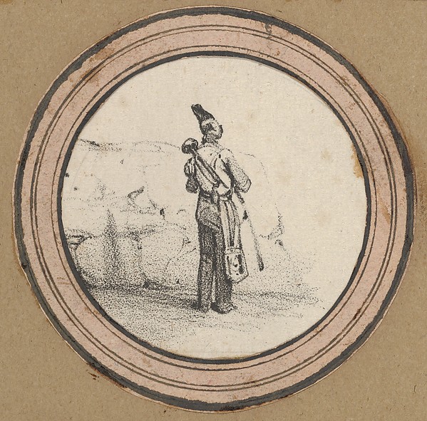 Victor Adam, Standing man, viewed from the back