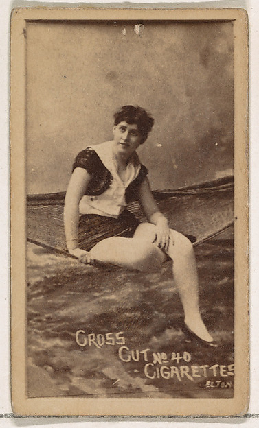 W. Duke, Sons & Co., Card Number 40, Elton, from the Actors and Actresses series (N145-1) issued by Duke Sons & Co. to promote Cross Cut Cigarettes