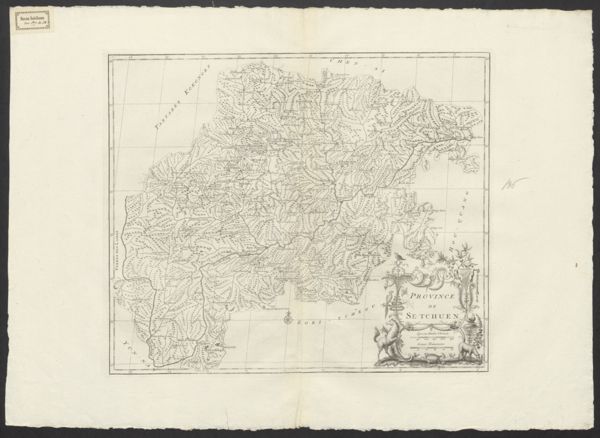 Anville, Jean Baptiste Bourguignon d', (1697-1782) (cartographer), Province de Se-tchuen