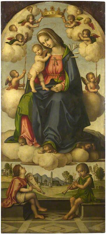 Giovanni Battista Bertucci, The Virgin and Child in Glory
