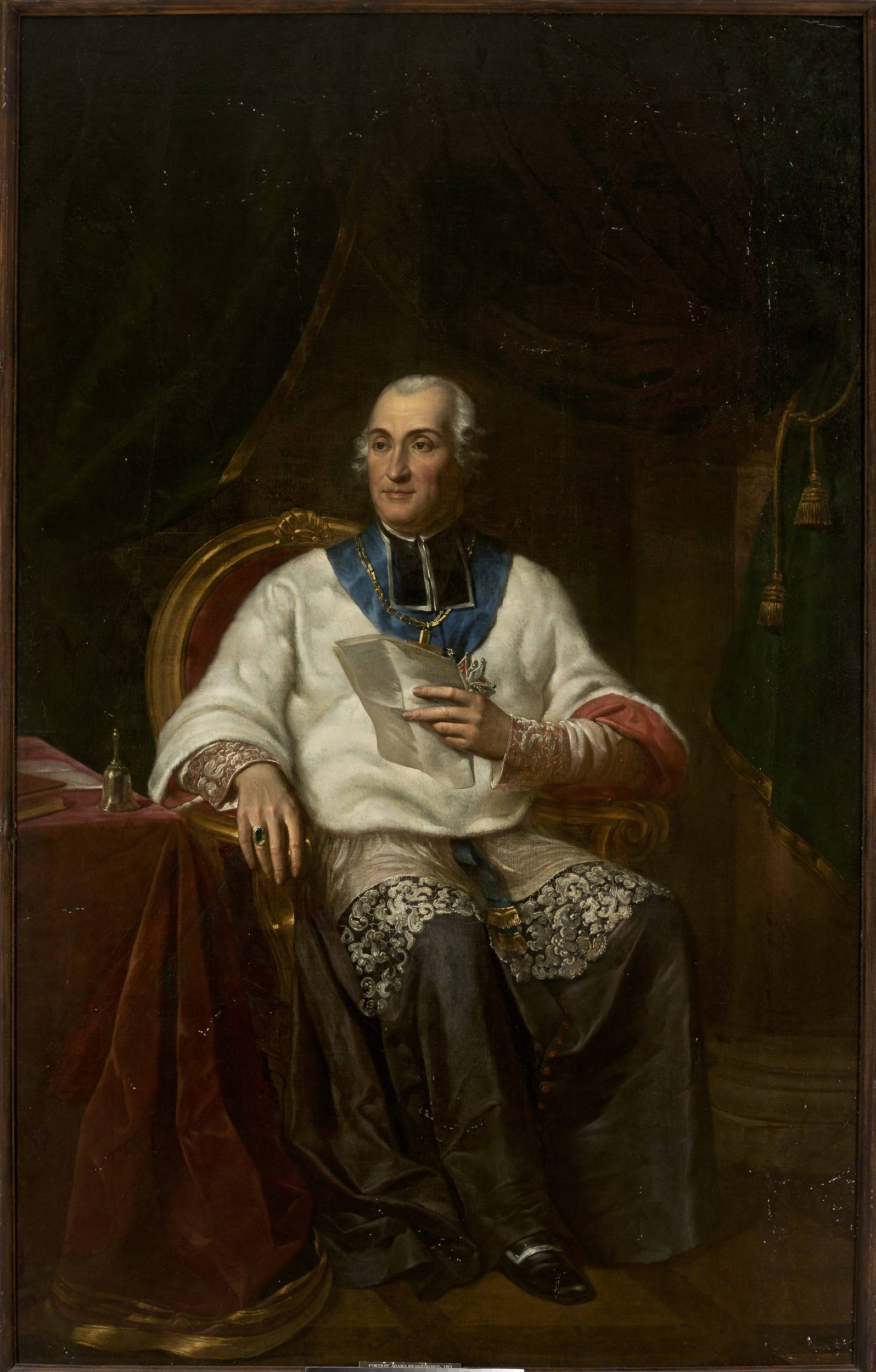 Antoni Brodowski, Portrait of Adam Krasiński (1714–1800), bishop of Kamieniec