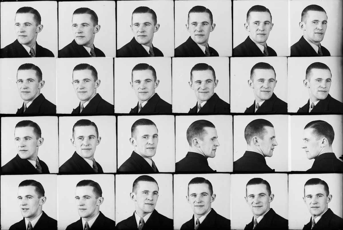 Skötsner-Edhlund, Ateljé Portrait - Man, Östhammar, Uppland