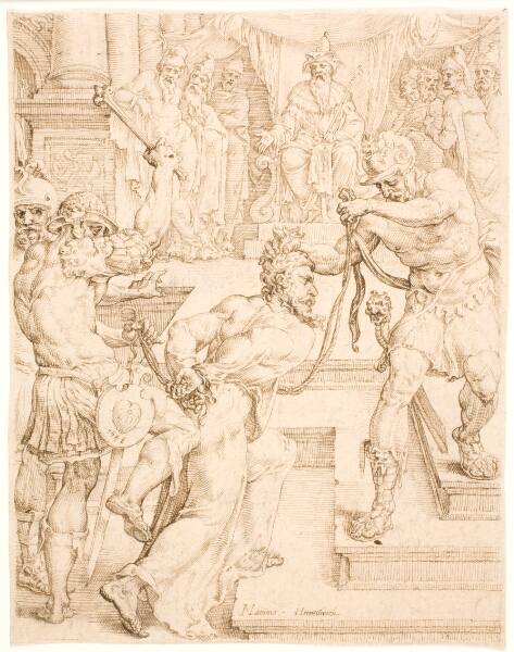 Maarten van Heemskerck, Kristus for Pilatus