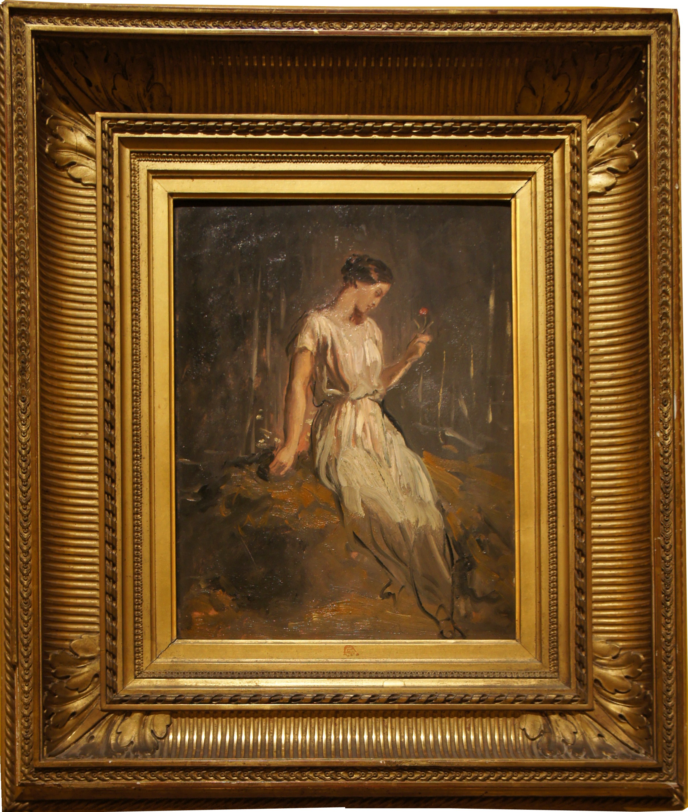 Théodore Chassériau, La Rêverie ou La Pensée. Esquisse.