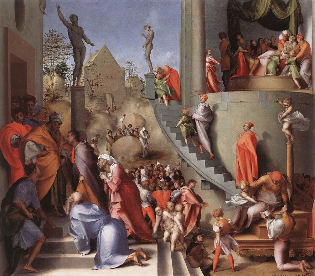 Pontormo, Joseph with Jacob in Egypt