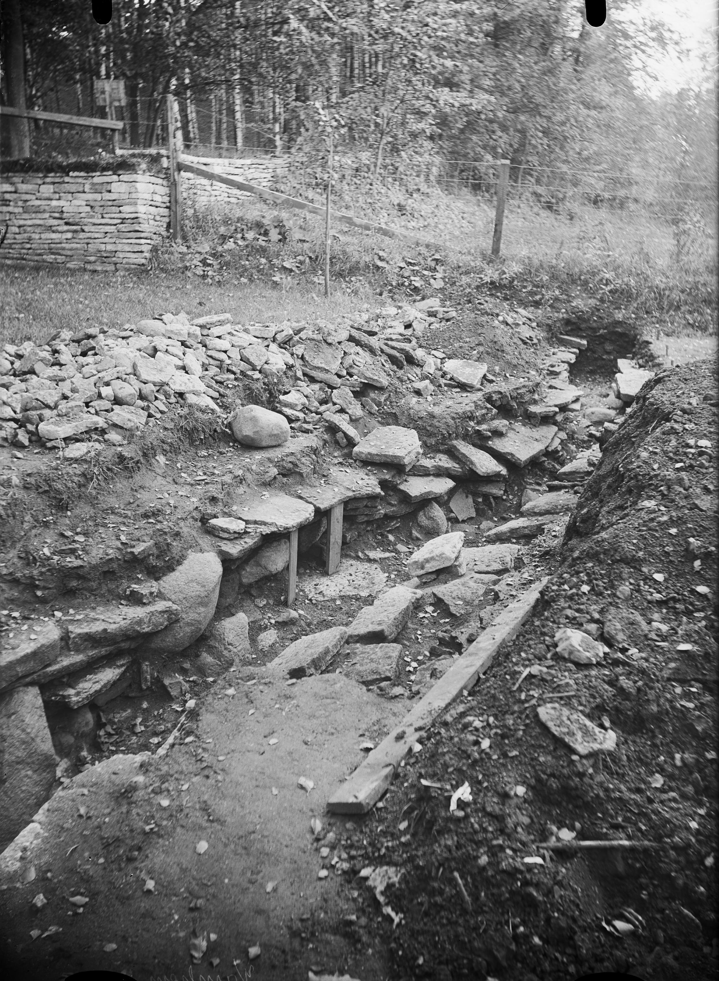 Axel Forssén, Varnhems klosterruin