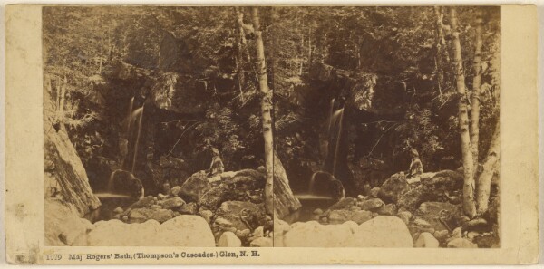 Edward Bierstadt, Maj. Rogers' Bath, (Thompson's Cascades.) Glen, N.H.