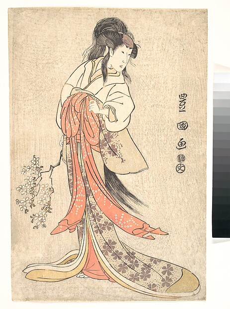 Utagawa Toyokuni I, Kabuki Actor Segawa Kikunojō III in a Mad Female Role