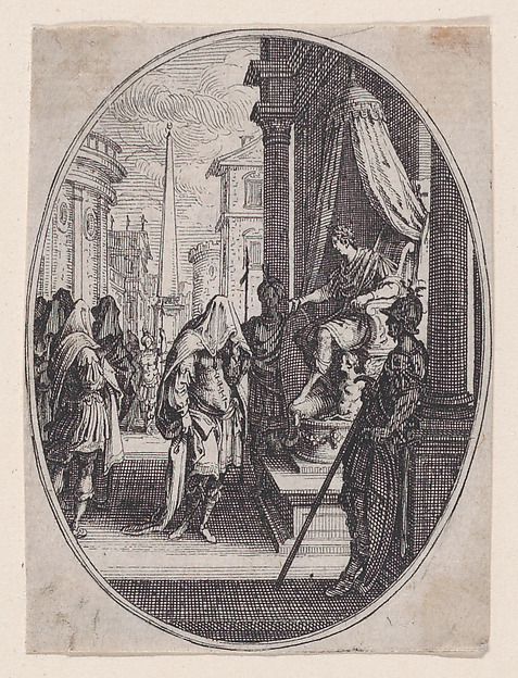 Jacques Callot, Le Culte des Hommes (The Worship of Men), from "Les Sacrifices" (The Sacrifices)