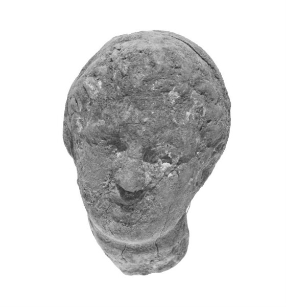 Unknown, Head with Headdress (Saccos)