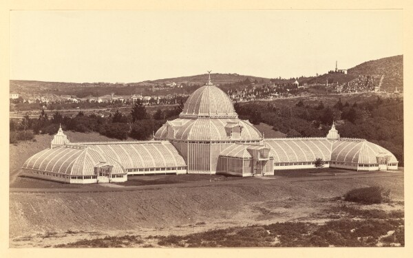 Carleton Watkins, [Golden Gate Park Conservatory, S.F.]