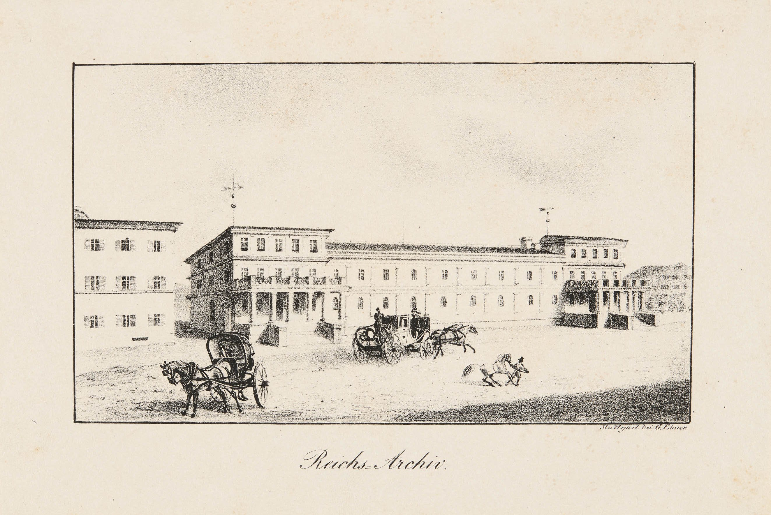 Verlag der G. Ebner'schen Kunsthandlung, "Reichs-Archiv"