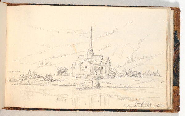 Martinus Rørbye, Olberg kirke