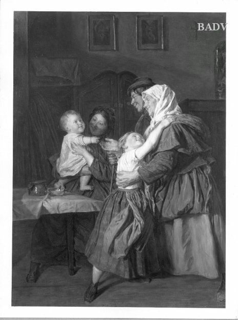 Ferdinand Georg Waldmüller, Visit of the grand Parents