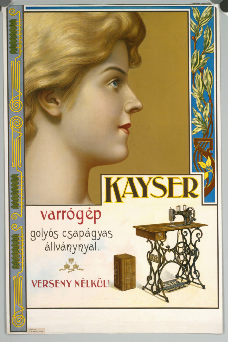 Anonym, KAYSER varrógép golyós csapágyas állványnyal. VERSENY NÉLKÜL!