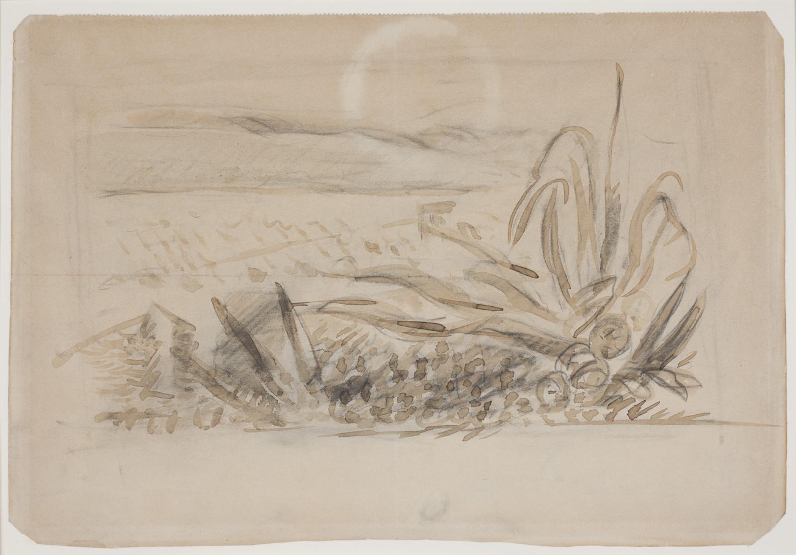 Vilhelm Lundstrøm, Landskab med agave. Sydfrankrig