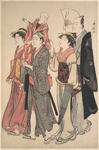 Torii Kiyonaga, Ichikawa Danjuro V and His Family