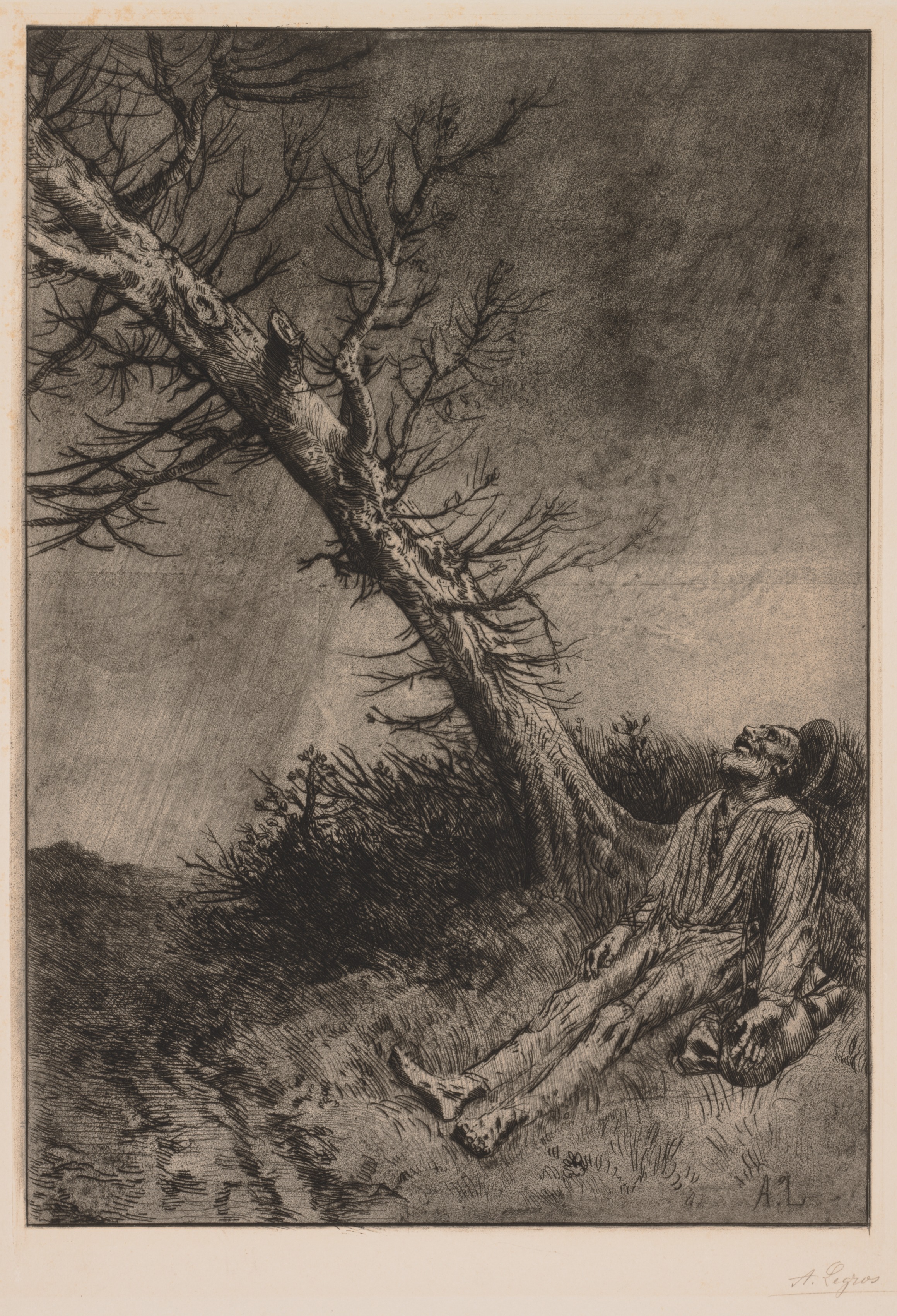 Alphonse Legros, Death of the Vagabond