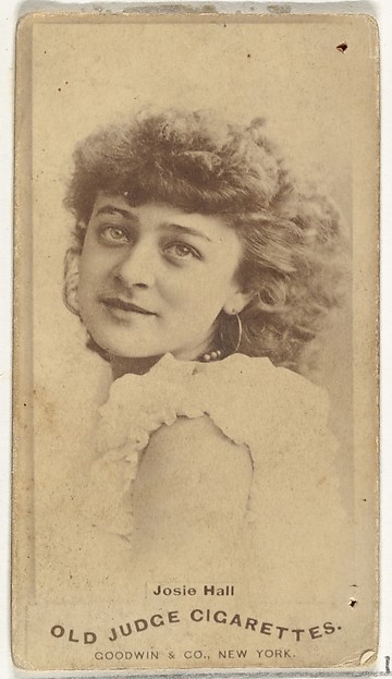 Goodwin & Company, Josie Hall, from the Actors and Actresses series (N171) for Old Judge Cigarettes