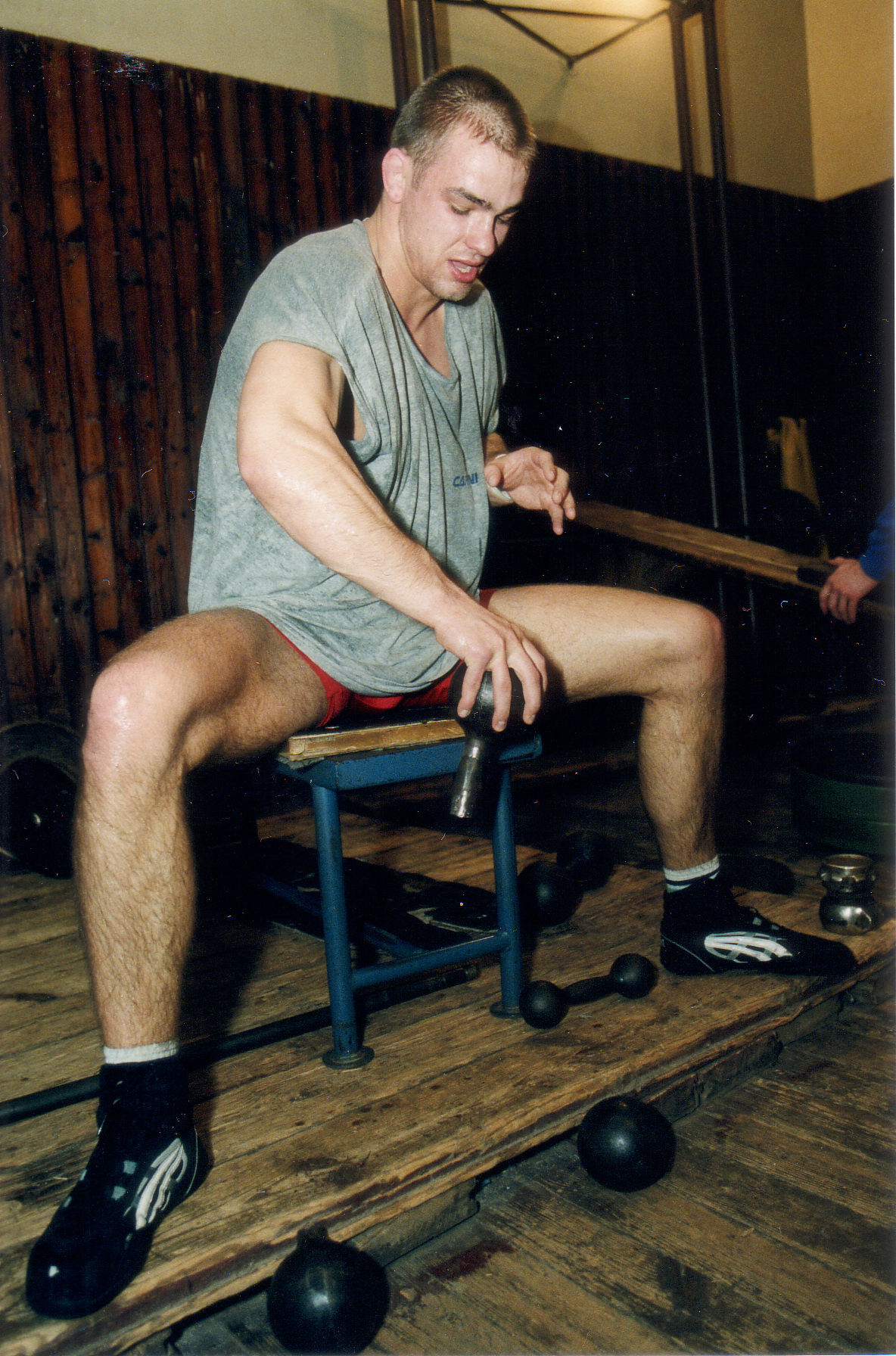 Aldo (autor) Luud, Tartu maadlejad treeningul